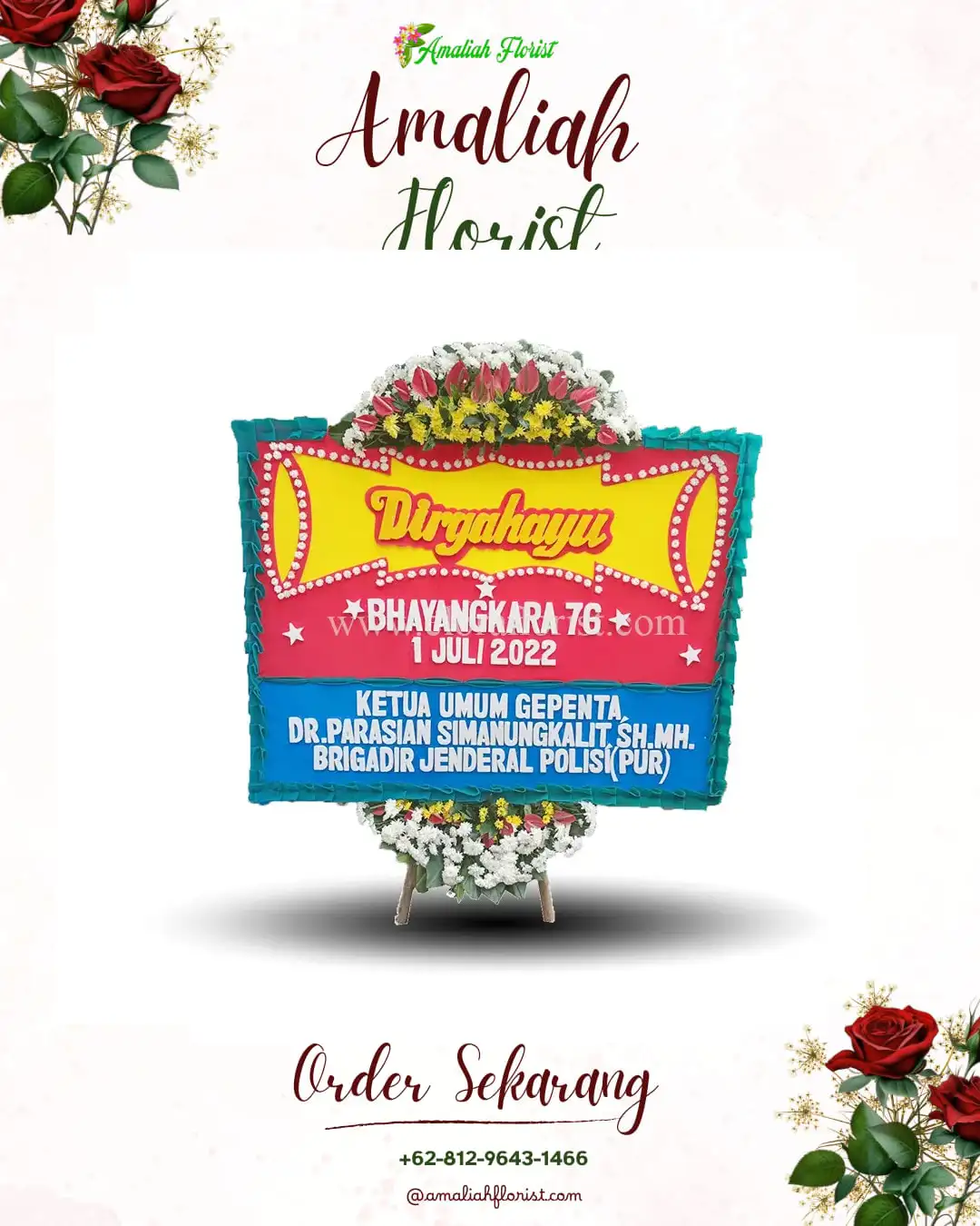 Papan Bunga HUT Ulang Tahun Butuh Kidul